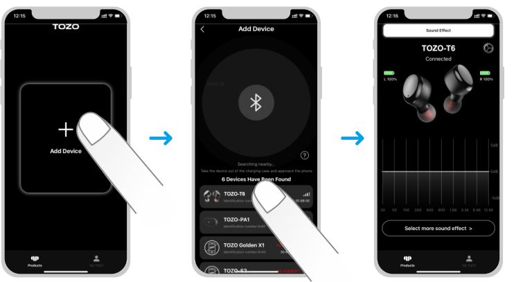 TOZO T6 True Wireless Stereo Earbud-app-b