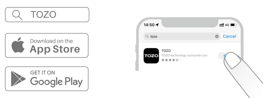 TOZO T6 True Wireless Stereo Earbud-app