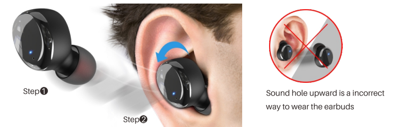 TOZO T6 True Wireless Stereo Earbud-pairing