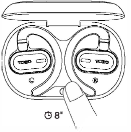 Tozo O2 Open Ear Headphones-Reset