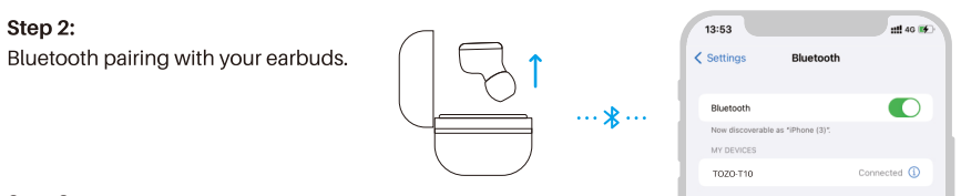 tozo T10 True Wireless Stereo Earbuds-pairing-a