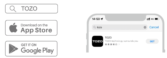 tozo T9 True Wireless Stereo Earbuds-app