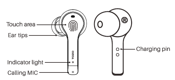 tozo T9 True Wireless Stereo Earbuds-product-a