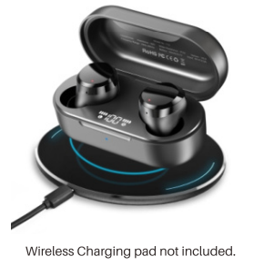 Tozo T12 Stereo Earbuds-Charging warning