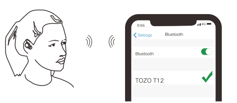 Tozo T12 Stereo Earbuds-How to pair