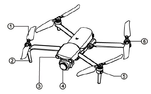 Autel Robotics EVO Lite Series Drone-Components description