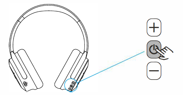 Tozo HT1 Hi-Res Audio Over-Ear Headphones-Key Function Guide A