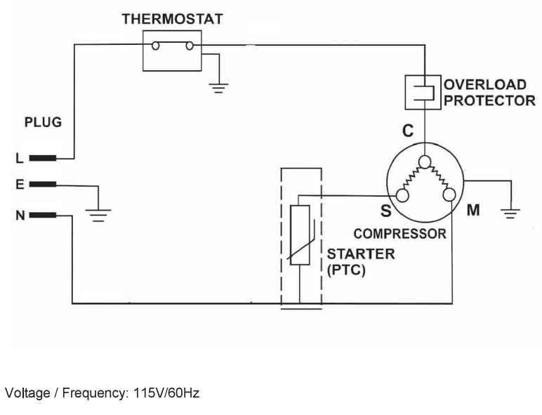 upstreman BR321-SR321 Refrigerator-diagram