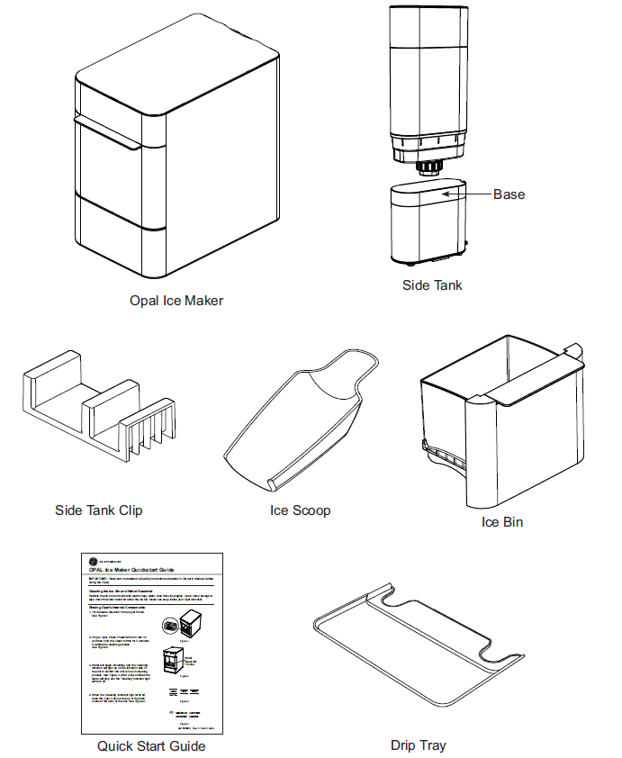 GE Profile Opal 2.0 Ice Maker-Parts