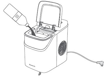 Govee Smart Countertop Ice Maker H717D-Cleaning and Maintaining A
