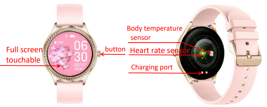SZHELEJIAM AK55 Android Smart Watch-operation