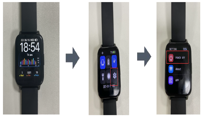 Hero Band 3 P36D Smart Watch-restarted smart watch