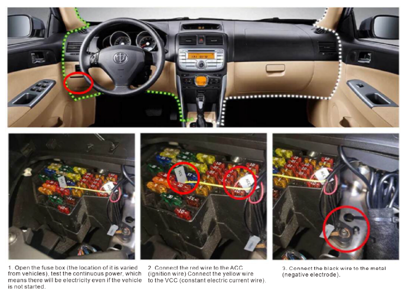 ddpai N1 Dual DashCam-INSTALL HARDEWARE KIT-B