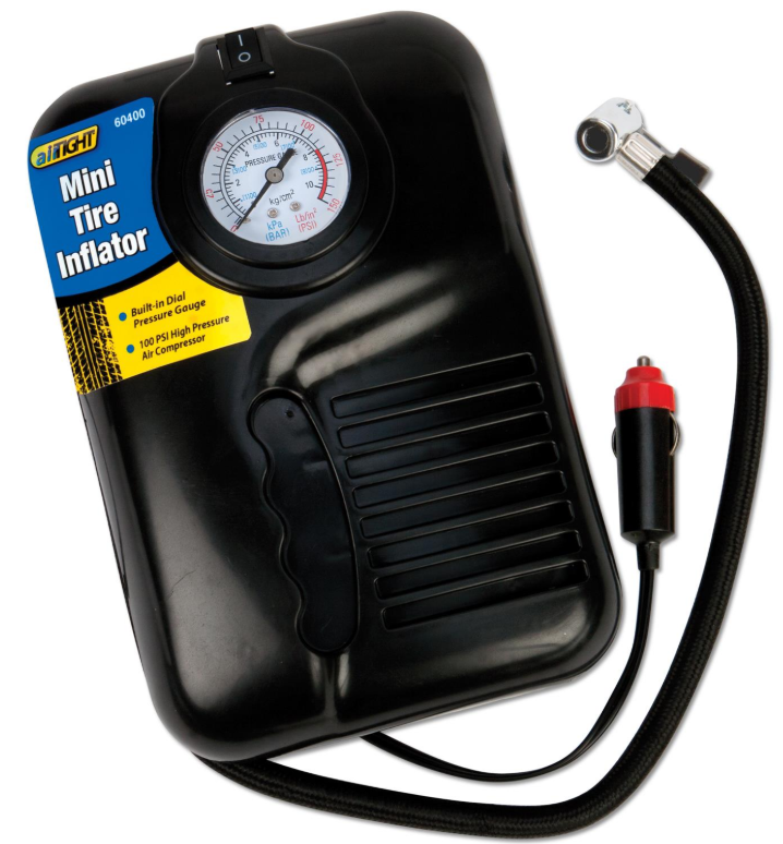 Airtight 12V Mini Tire Inflator-PRODUCT