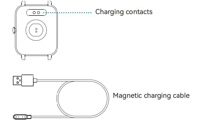Efqfo Smart Watch P22-CHARGING