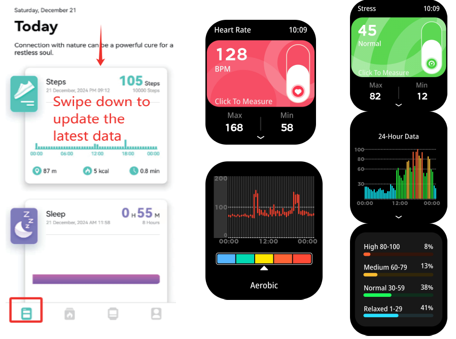Demabon SMART WATCH T59-All-day monitoring