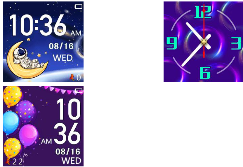 Cosjoye Kids Game Smart Watch-User interface