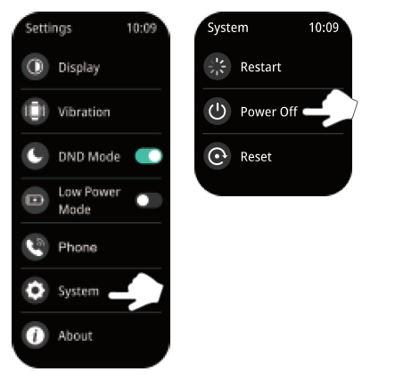 Ancwear ANC-S7 Max Smart Watch-Turning off