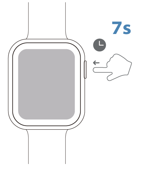 Ancwear ANC-S7 Max Smart Watch-Turning on