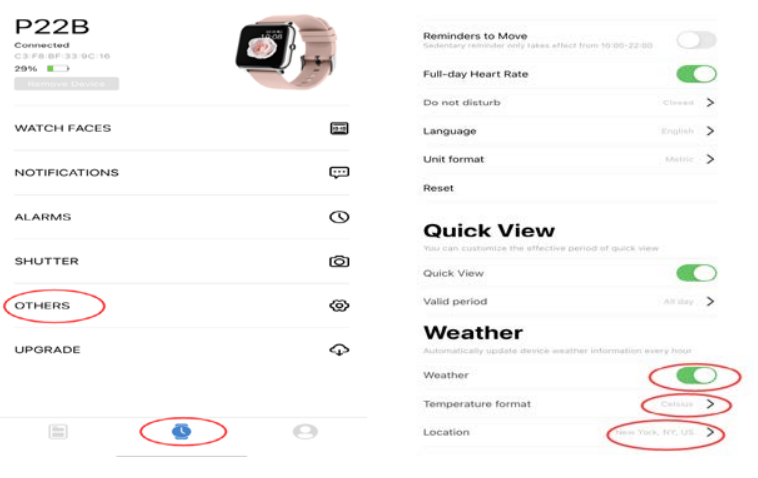 kalinco P22 SMART WATCH-app-e