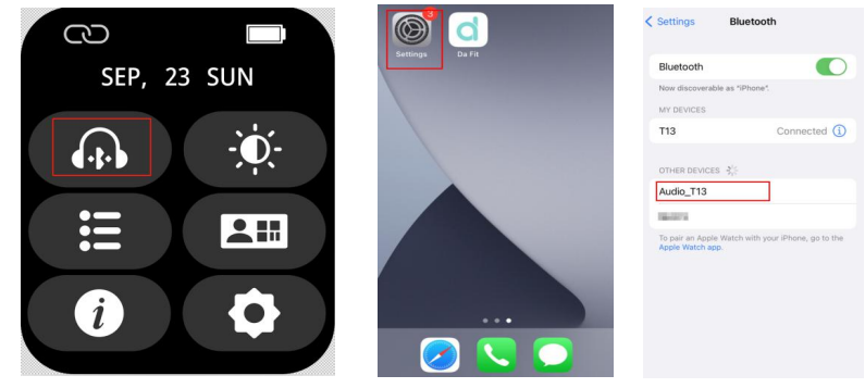 earlysincere T13 Smart Watch-connect-c