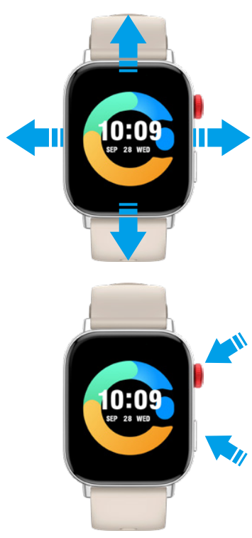 COLMI C8 Max Smartwatch-button