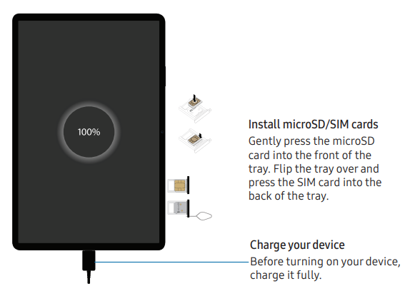 Samsung Galaxy Tab S7 5G - S7+ 5G-started-b
