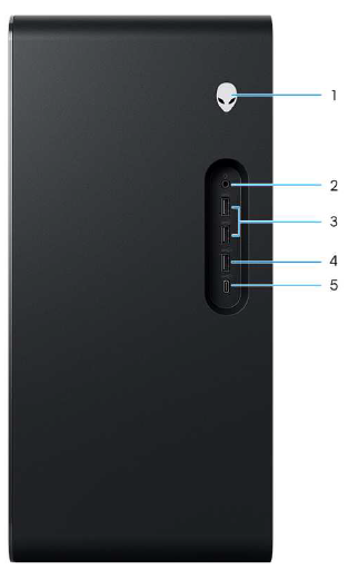 Alienware Aurora ACT1250 Gaming PC-Front