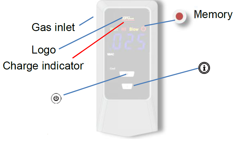 Aa tech AAT088 Breath Alcohol Tester-battery power