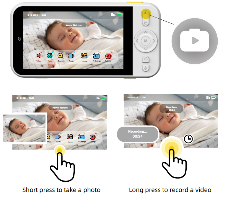Ellie Baby Monitor-Photo,Video