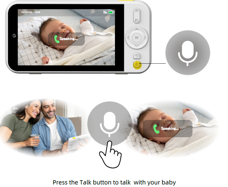 Ellie Baby Monitor-Two-way Talk