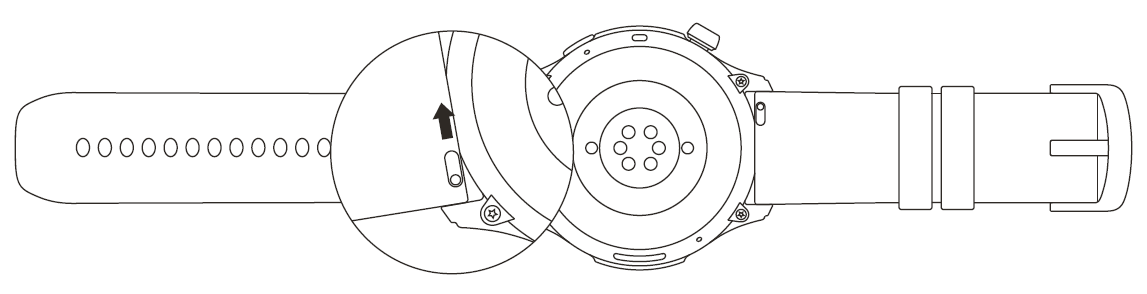 Amazfit Balance 2 Smart Watch-Disassembling and Assembling the Watch Strap