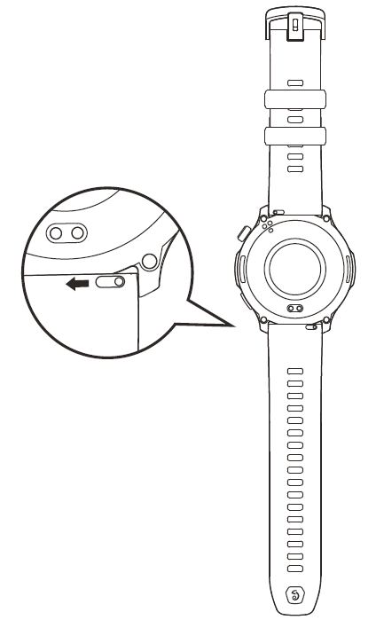 Amazfit Balance 2 Fitness Watch-Disassembling and Assembling the Watch Strap A