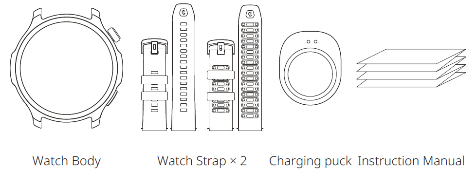 Amazfit Balance 2 Fitness Watch-Package Contents