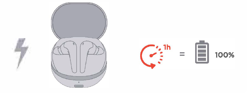 1more Aero Wireless Earbuds ES903-Battery A