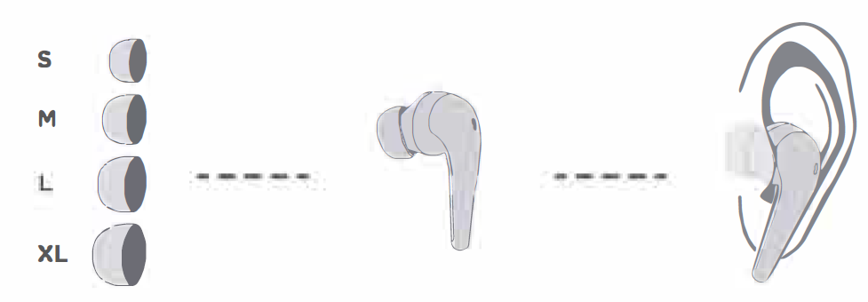 1more Aero Wireless Earbuds ES903-size