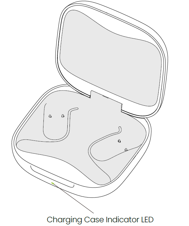 Shokz OpenFit Air Headphones T511-Charging Case