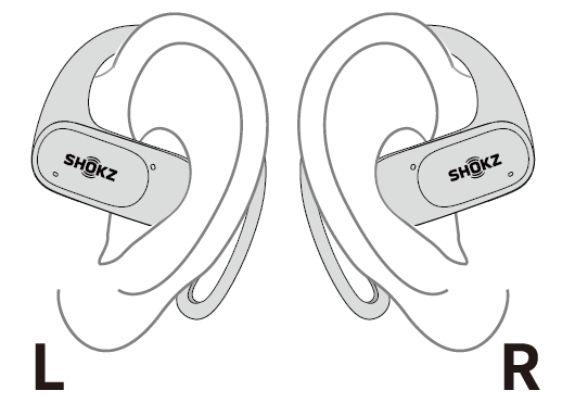 Shokz OpenFit Air Headphones T511-Single Earbud Control
