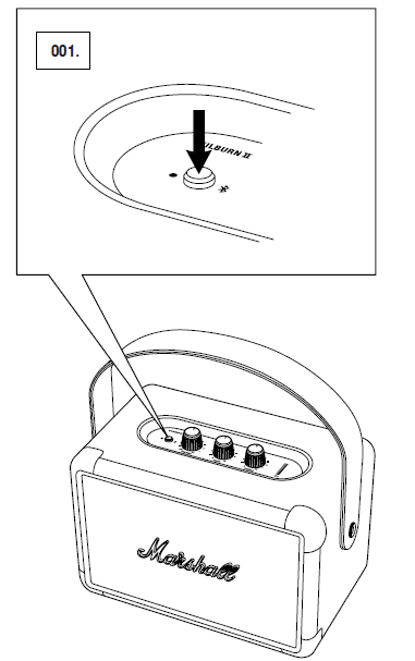 Marshall Kilburn II Portable Stereo Loudspeaker-STANDBY MODE