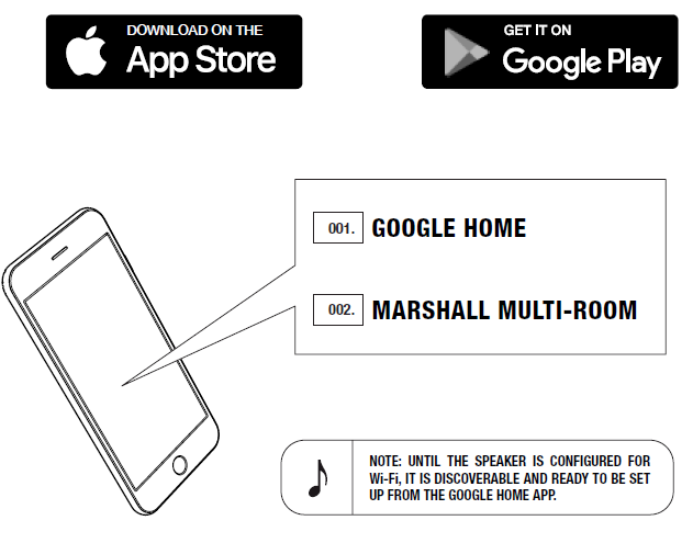 Marshall Stanmore Multi-Room Speaker-SETTING UP THE SPEAKER