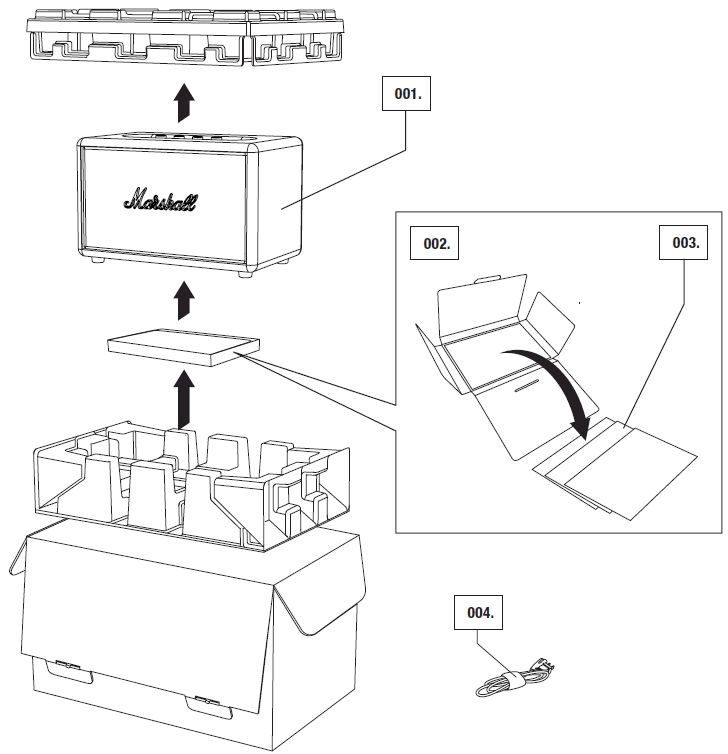 Marshall Acton Multi-Room Loudspeaker-BOX CONTENTS