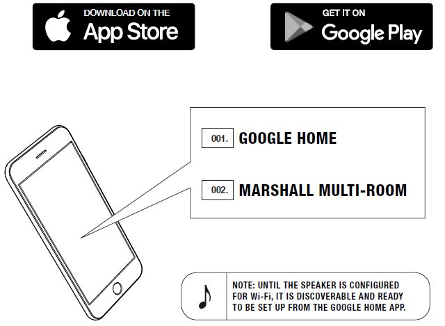 Marshall Acton Multi-Room Loudspeaker-SETTING UP THE SPEAKER