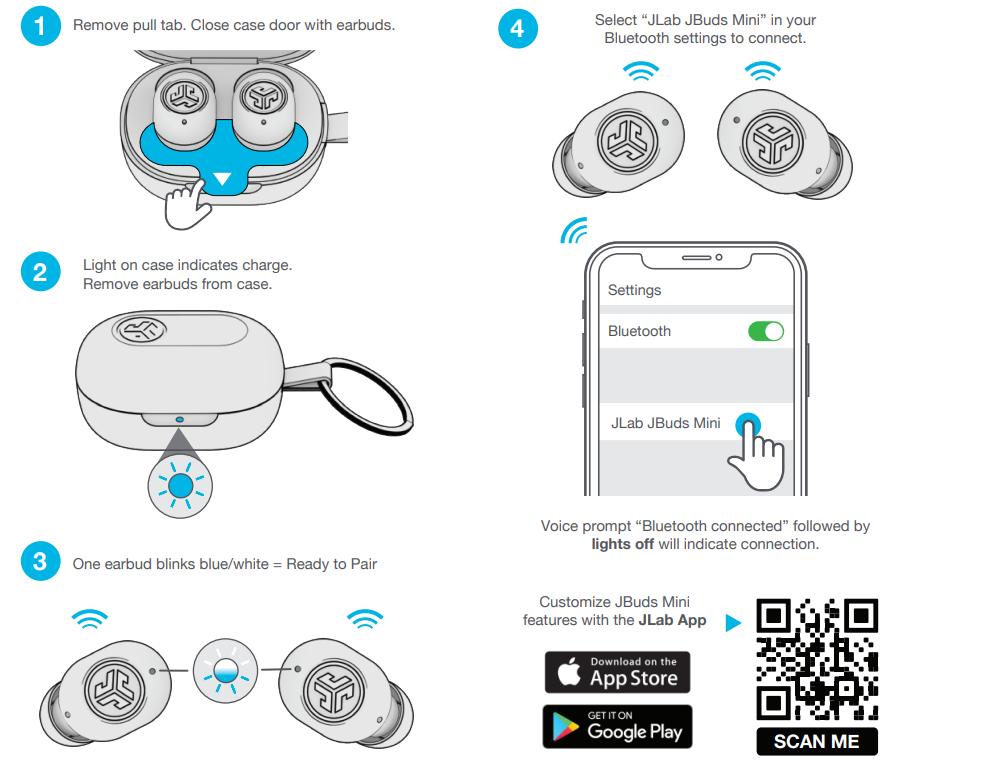 jlab Jbuds Mini Earbuds-product-pair