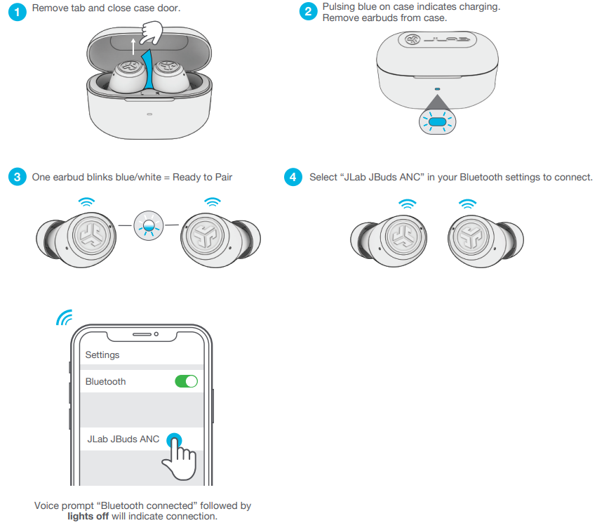 JBuds ANC Earbuds-pair