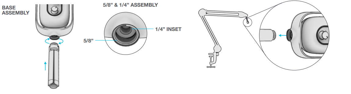 JLab JBuds Talk USB Microphone-assembly