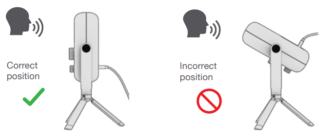 JLab JBuds Talk USB Microphone-use