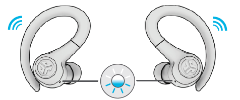 Jlab Go Sport+ Earbuds-BLUETOOTH PAIRING-C