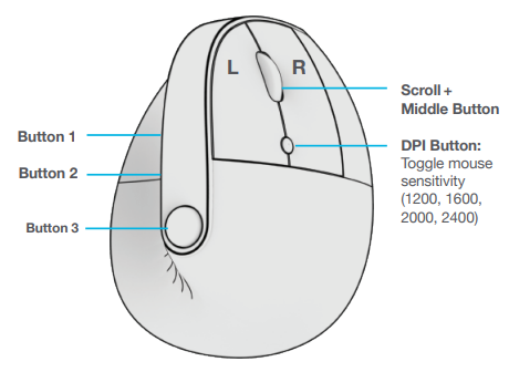 jlab Jbuds Ergonomic Mouse-INTERFACE