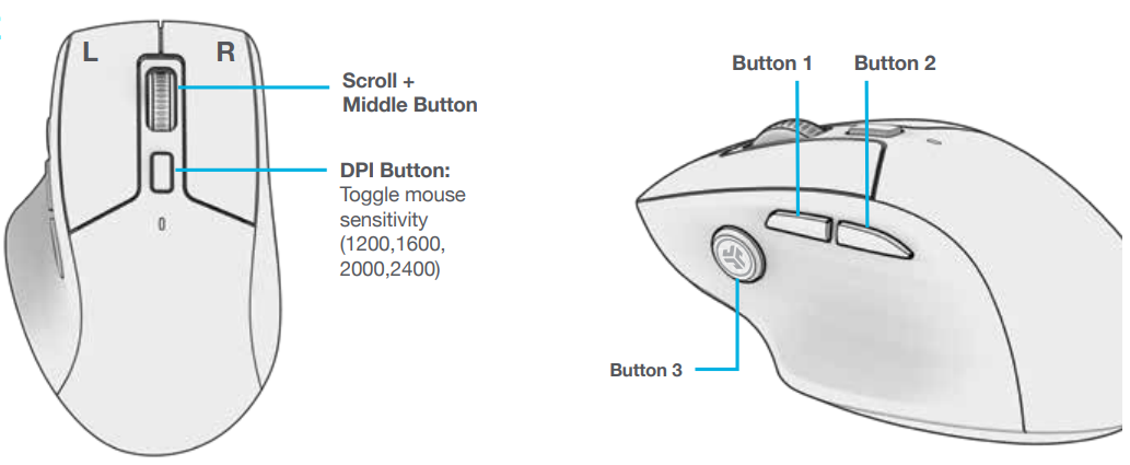 jlab Jbuds Mouse-interferace