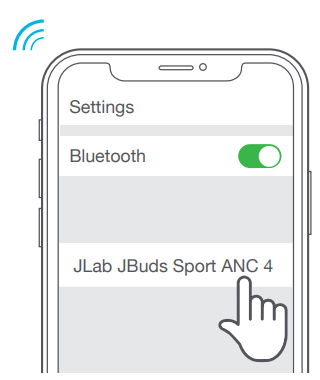 JLab JBuds Sport ANC 4 Earbuds-PAIRING-c